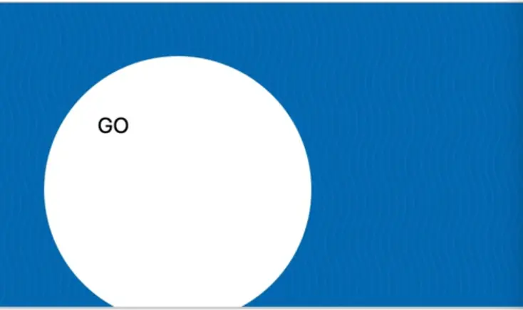 after 2 milliseconds GO square turned into circle