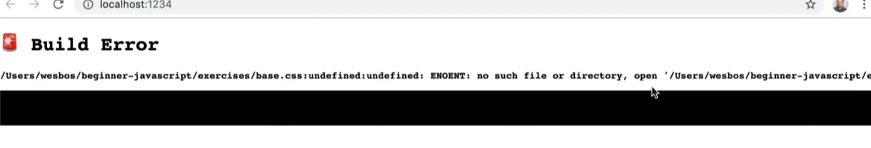 run npm start and open page will come up with this error