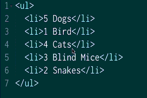 Learn Sublime Text line bubbling in 2 minutes ☰